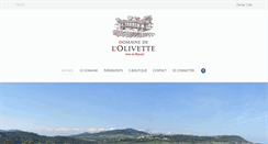 Desktop Screenshot of domaine-olivette.com